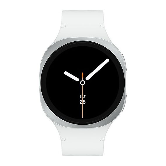 Galaxy Watch 8 | 40 мм | 4G LTE | Silver | Sport/White | S/M, Тип ремешка : Sport, Размер корпуса : 40 мм, Цвет: Silver, Цвет ремешка: White, Размер ремешка : S/M, Подключение часов : Bluetooth / Wi-Fi + 4G LTE, изображение 3